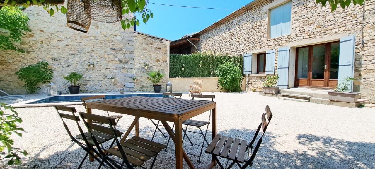 Le Mazet Sainte-Jalle, Piscine Chauffee, Jardin Clos, Barbecue En Baronnies Provencales Eksteriør bilde
