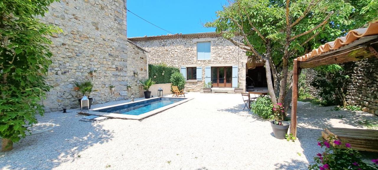 Le Mazet Sainte-Jalle, Piscine Chauffee, Jardin Clos, Barbecue En Baronnies Provencales Eksteriør bilde