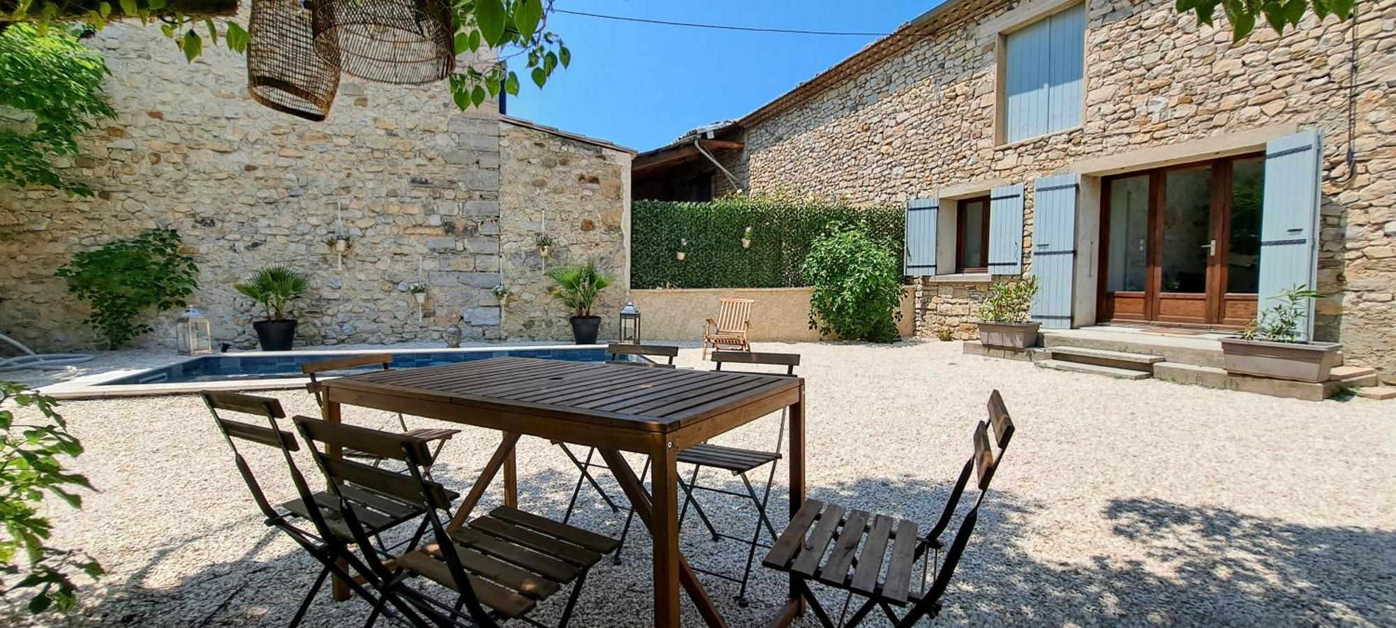 Le Mazet Sainte-Jalle, Piscine Chauffee, Jardin Clos, Barbecue En Baronnies Provencales Eksteriør bilde